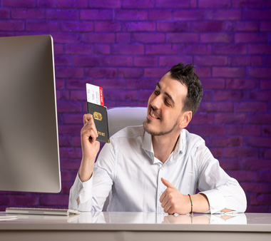 front-view-office-worker-sitting front-view-office-worker-sitting